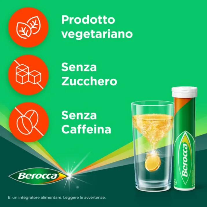Berocca Plus Vitamine Minerali, Energia Concentrazione 15 Cpr Eff