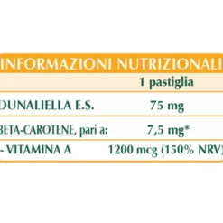 Beta-Carotene Estratto Titolato Dr. Giorgini 75 Pastiglie