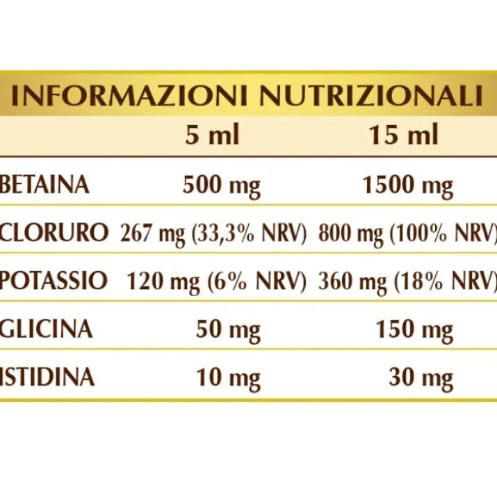Betaina Cloridrato Dr.Giorgini 200ml