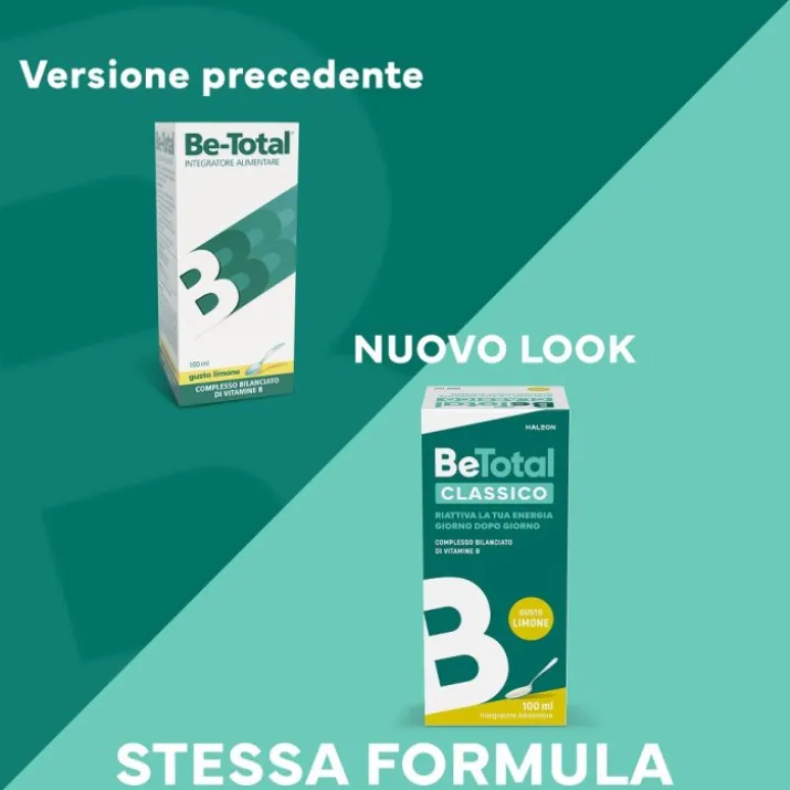Be-Total Sciroppo Gusto Limone Integratore Alimentare 100ml