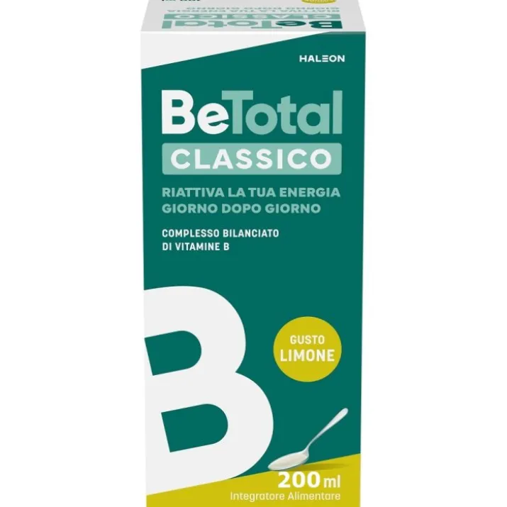 Be-Total Sciroppo Gusto Limone Integratore Alimentare 100ml