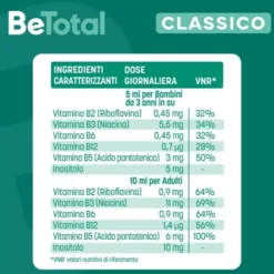 Be-Total Sciroppo Gusto Limone Integratore Alimentare 100ml