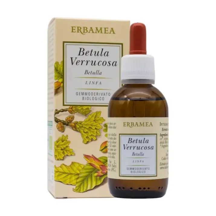 Betula Verrucosa Linfa Gemmoderivato Bio Erbamea 50ml