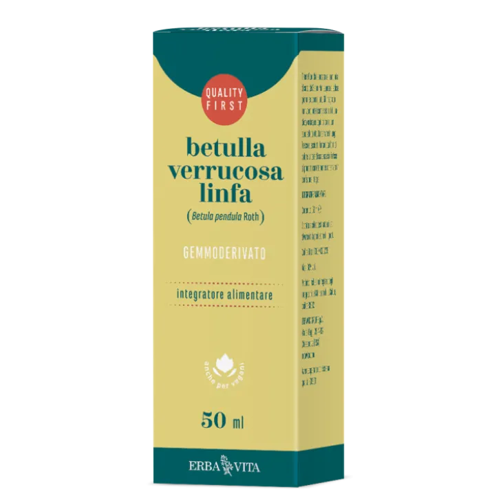 Betulla Verrucosa Linfa Gemmoderivato Erba Vita 50ml