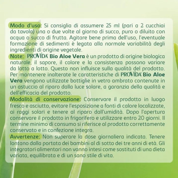 Bio Aloe Vera Porvida 500ml