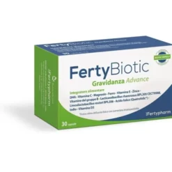 Biocure FertyBiotic Gravidanza Advance: Integratore Alimentare, 30 Capsule