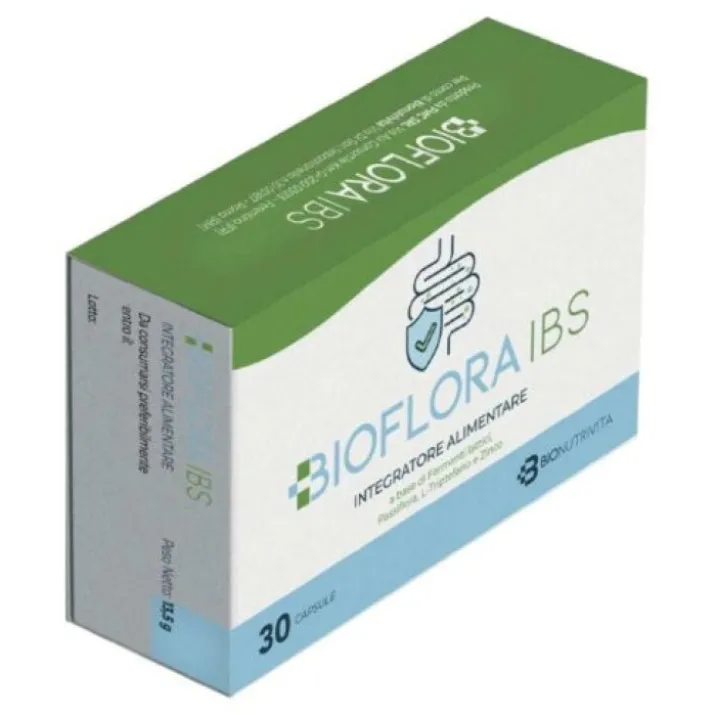 Bionutrivita Bioflora IBS 30 Capsule - Integratore Flora Intestinale