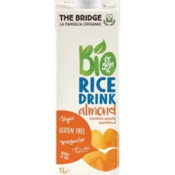 BIO Organic Rice Drink Almond THE BRIDGE 1000ml