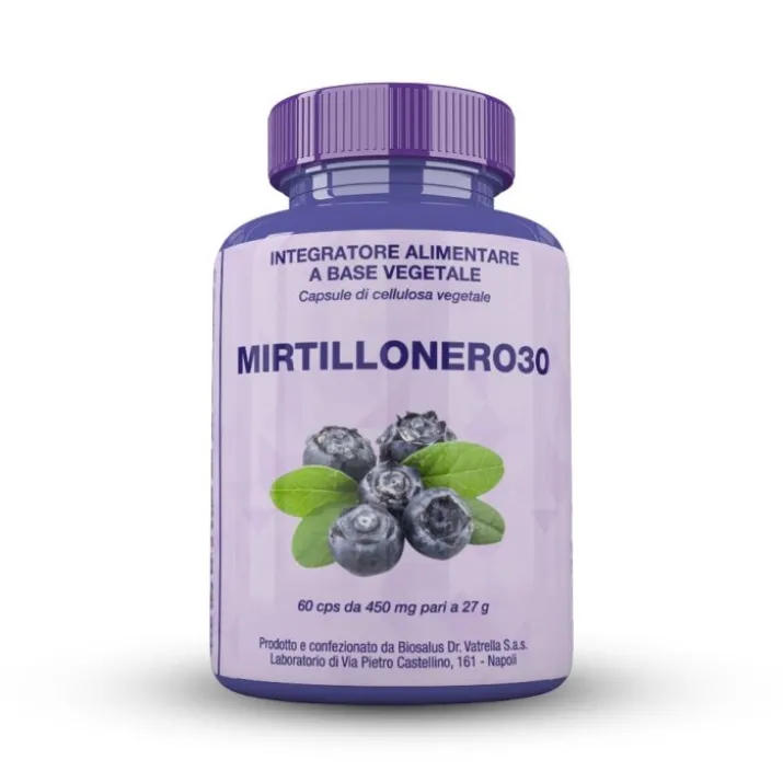 Biosalus® Mirtillonero30 Integratore Alimentare 60 Capsule