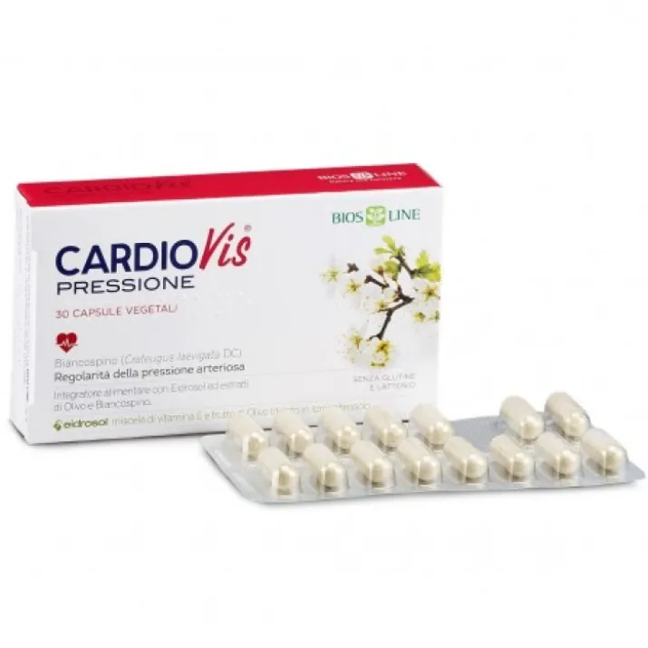BiosLine CardioVis Pressione Integratore Alimentare 30 Capsule