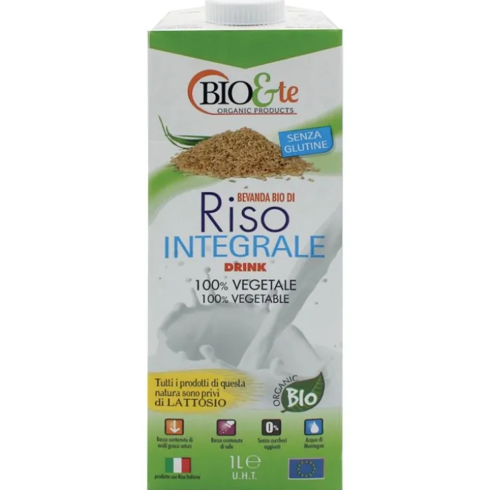 Bio&Te Bevanda Bio Riso Integrale 1L