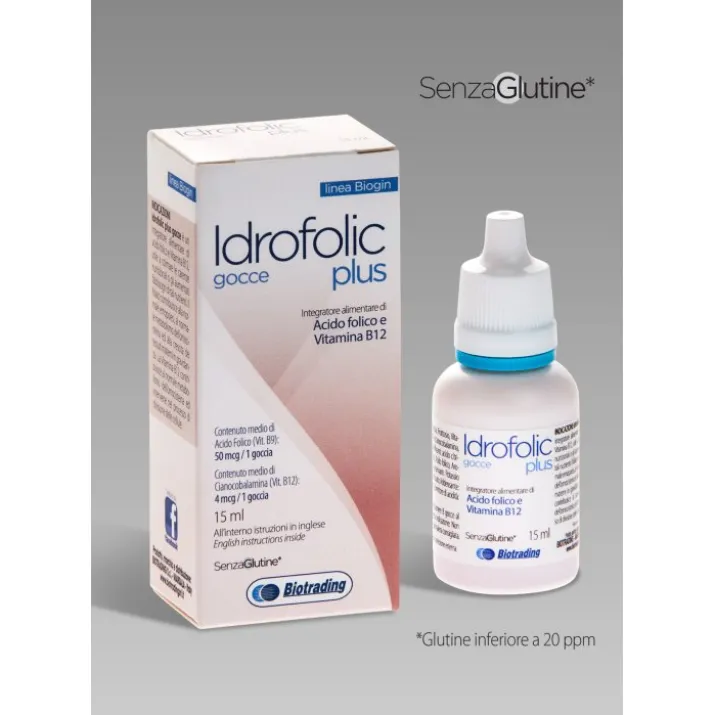 Biotrading Idrofolic Plus Gocce 15ml