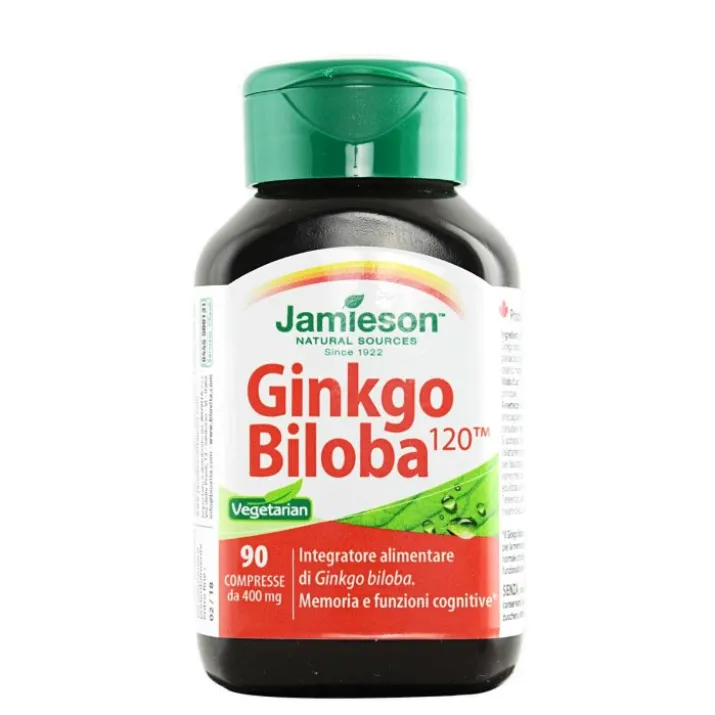 Biovita Jamieson Ginkgo Biloba 120 Tm Integratore Alimentare 90 Compresse