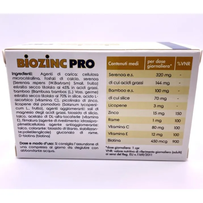 Biozinc Pro Piemme Pharmatech 40 Compresse