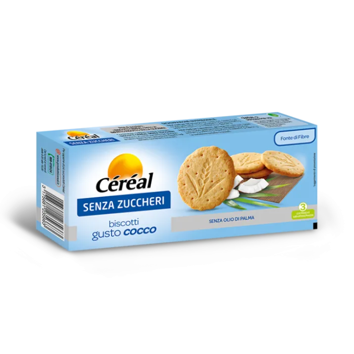 Biscotti Gusto Cocco Cereal 3 Monoporzioni