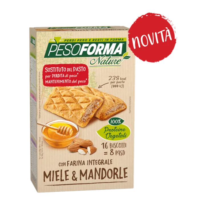 Biscotto Miele Mandorle Con Farina Integrale PesoForma Nature 8 Pasti