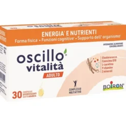 Boiron Oscillo Vitalità Adulti, Integratore Energizzante con 30 Compresse