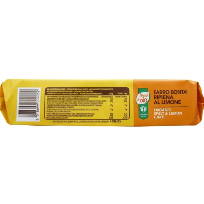 Break&Bio Farro Bontà Al Limone Probios 4x60g