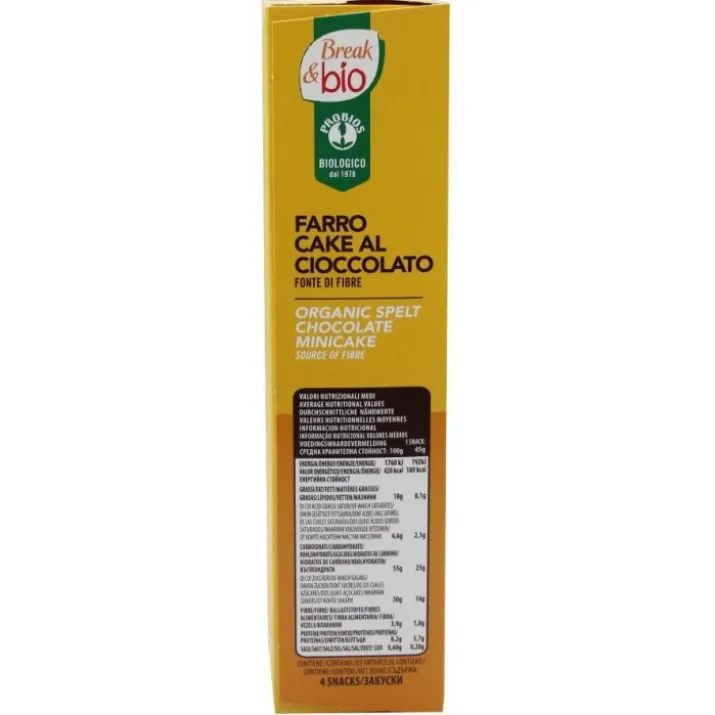 Break&Bio Farro Cake Al Cioccolato Probios 180g