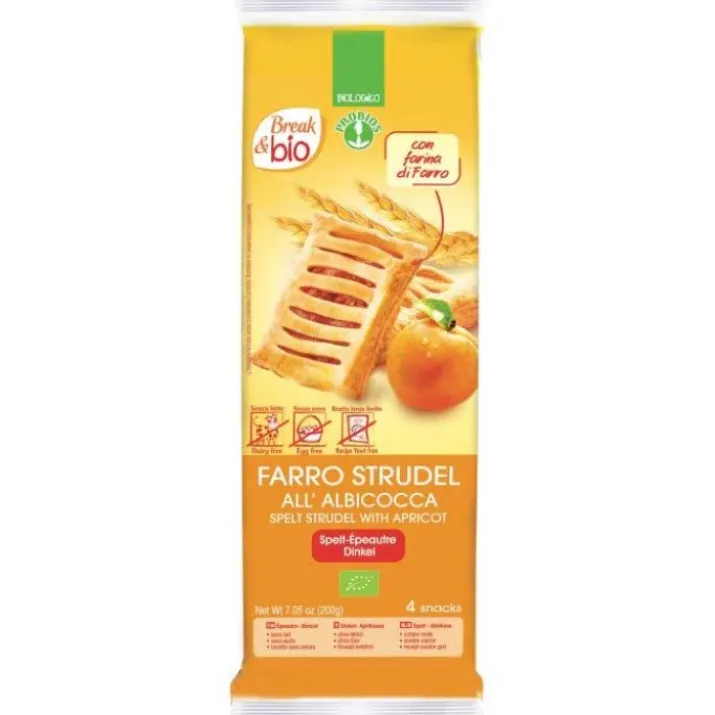 Break&Bio Farro Strudel All'Albicocca Probios 4x50g
