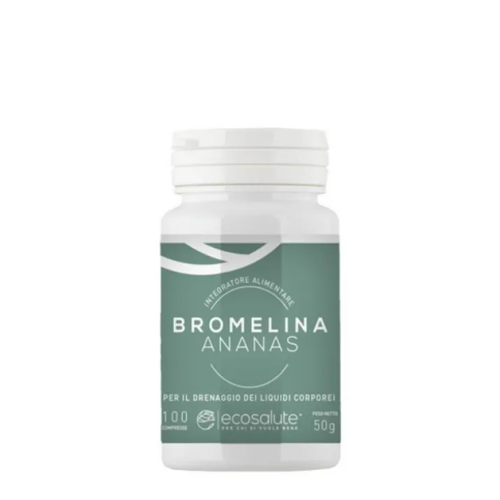 Bromelina Ananas Eco Salute 100 Compresse Da 200mg