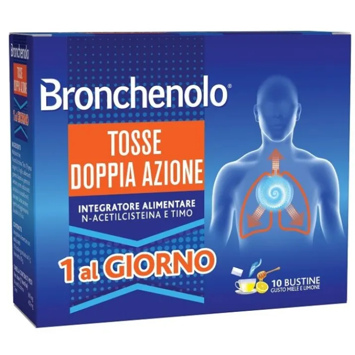 Bronchenolo® Tosse Doppia Azione 10 Bustine
