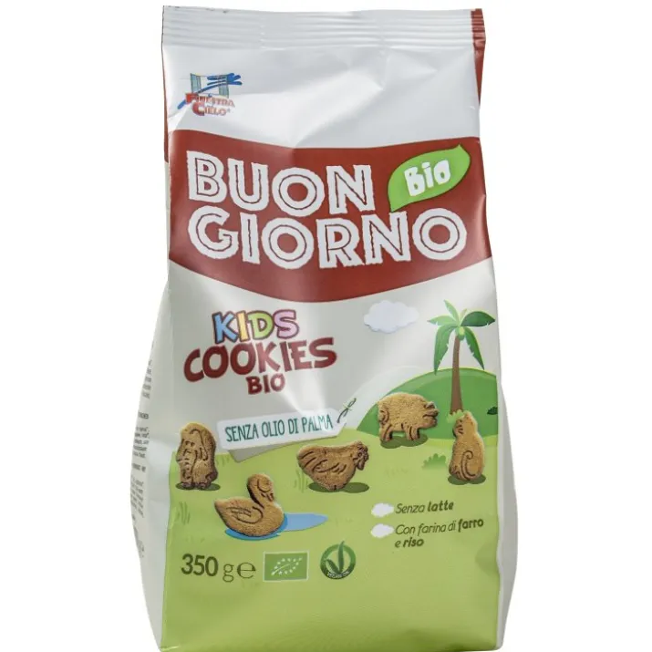 Buongiornobio Biscotti Zoo Party Bio Riso 350g
