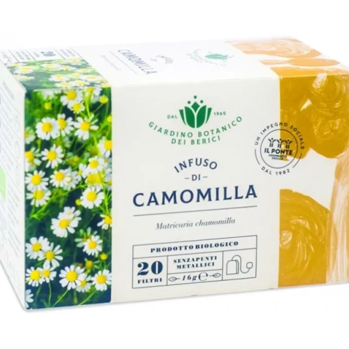 Camomilla Infuso Giardino Botanico dei Berici 16g 20 Filtri