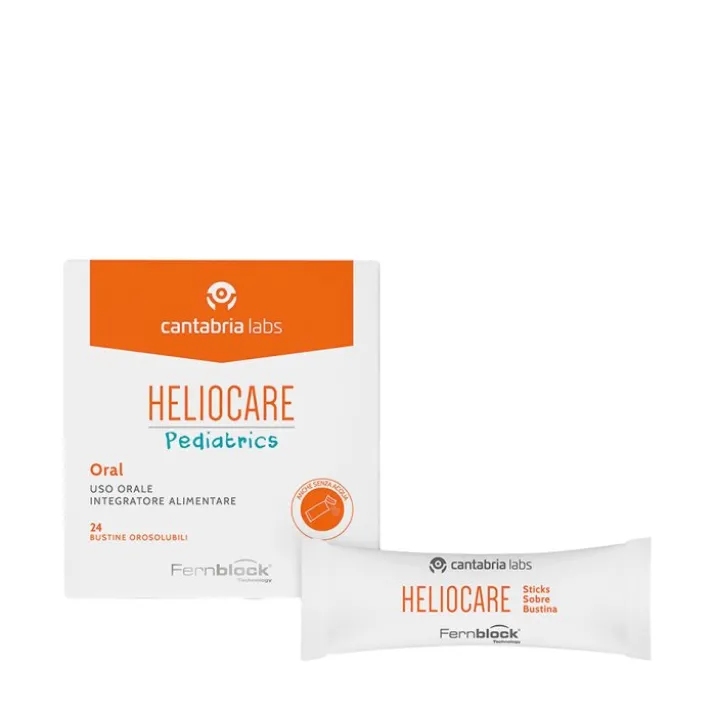 Cantabria Labs Difa Cooper Heliocare Pediatrics Oral Integratore Alimentare 24 Bustine Orosolubili