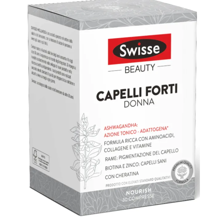 Capelli Forti Donna Swisse Beauty 30 Compresse