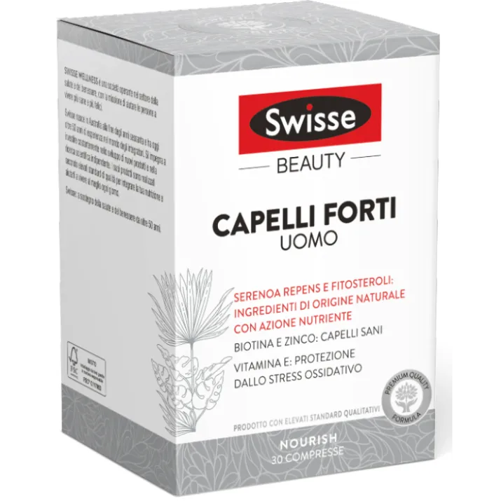 Capelli Forti Uomo Swisse Beauty 30 Compresse