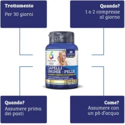 Capelli-Unghie-Pelle Colours Of Life® Optima Naturals 60 Compresse