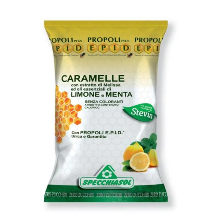 Caramelle Limone e Menta Propoli E.P.I.D.® Specchiasol 24 Pezzi