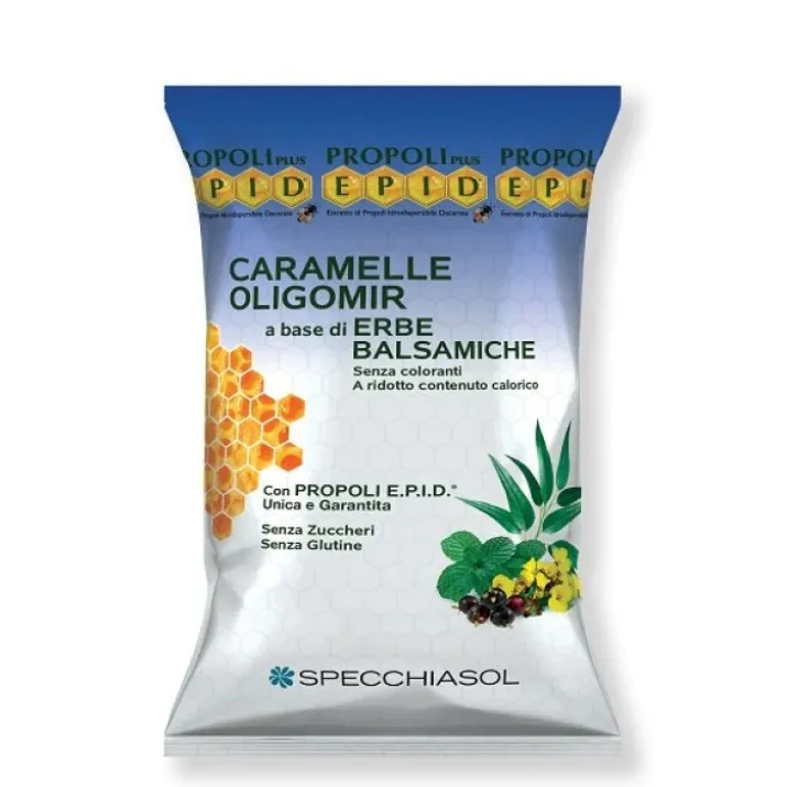 Caramelle Oligomir Balsamiche Propoli E.P.I.D.® Specchiasol 24 Pezzi