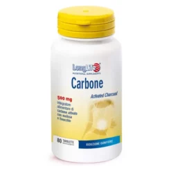 Carbone Attivato 500mg LongLife 80 Tavolette Divisibili