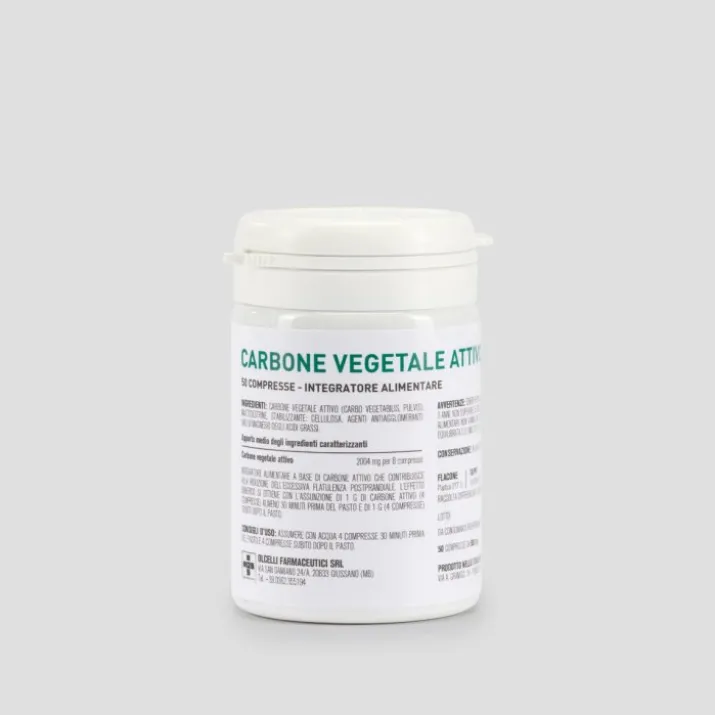 Carbone Vegetale Attivo Olcelli Farmaceutici 50 Compresse