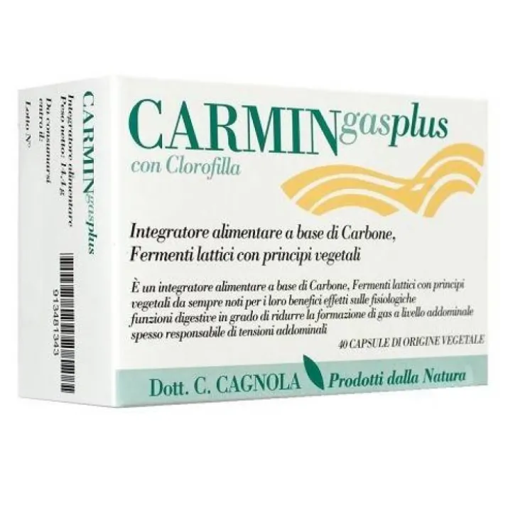Carmin Gas Plus Integratore Alimentare 45 Capsule