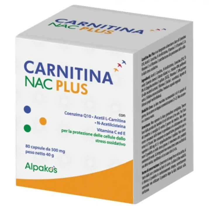 Carnitina Nac Plus Alpakos 80 Capsule