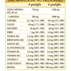 Carnitina Suprema Dr.Giorgini 180 Pastiglie
