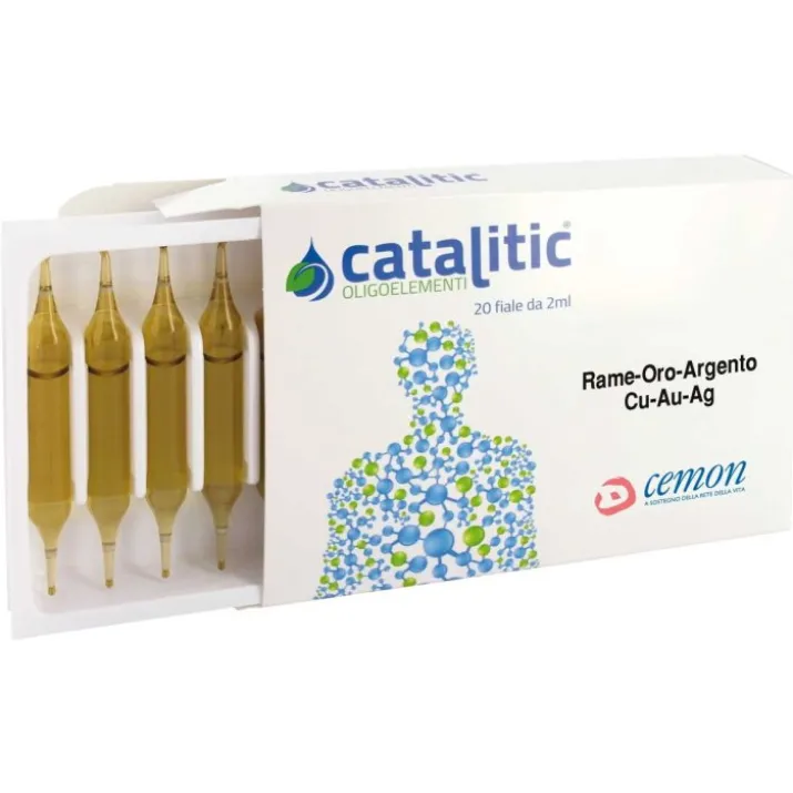 Catalitic Rame-Oro-Argento Cu-Au-Ag Cemon 20 Fiale