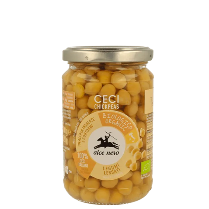 Ceci Lessati Biologici Alce Nero 300g