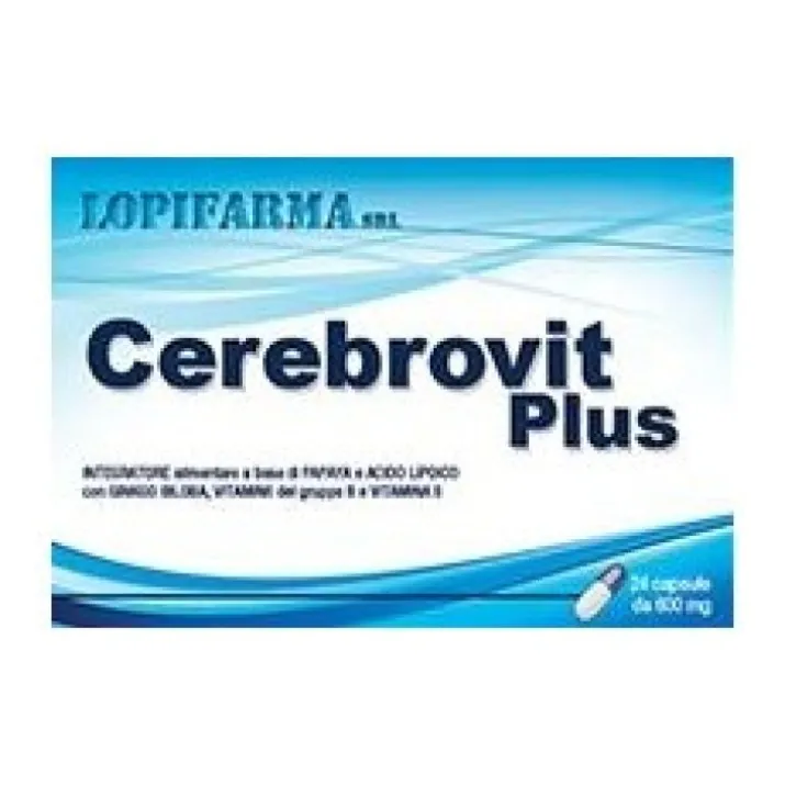 Cerebrovit Plus Integratore Alimentare 24 Capsule