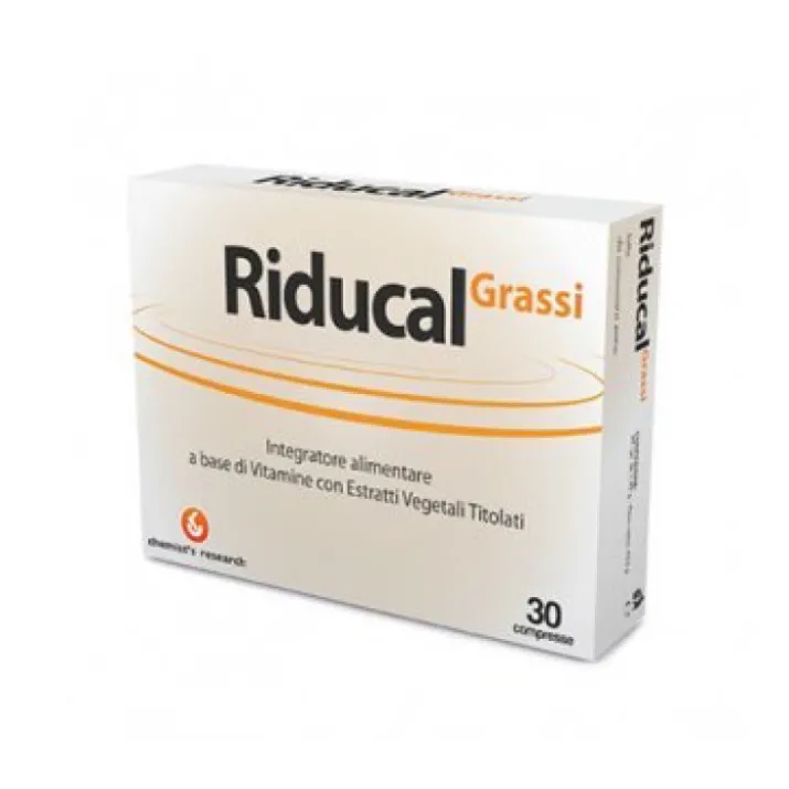 Chemist's Reserch Riducal Grassi 30 Compresse