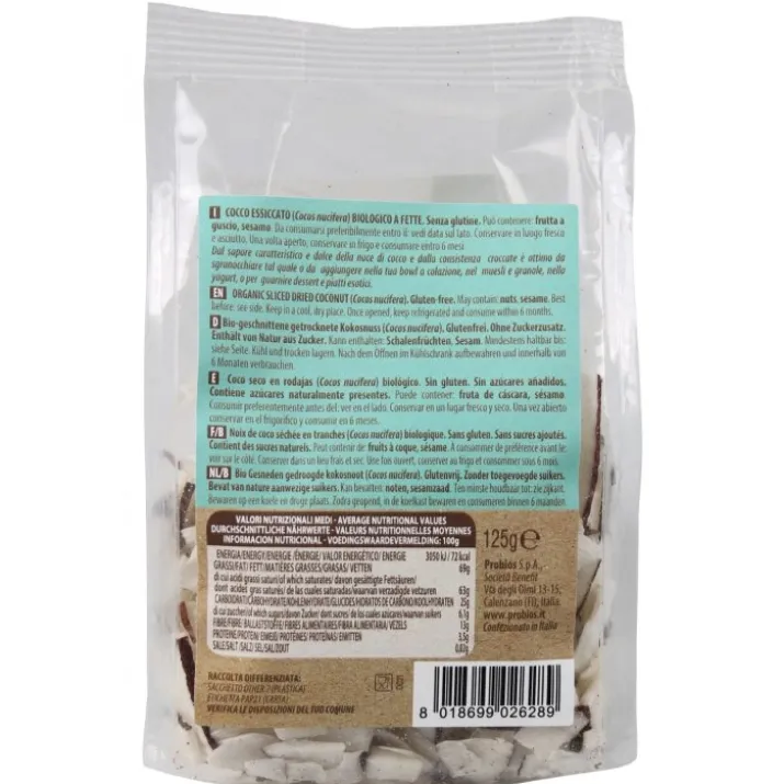 Chips Cocco Con Buccia PROBIOS 125g