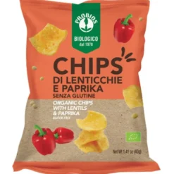 Chips Di Lenticchie E Paprika Probios 40g