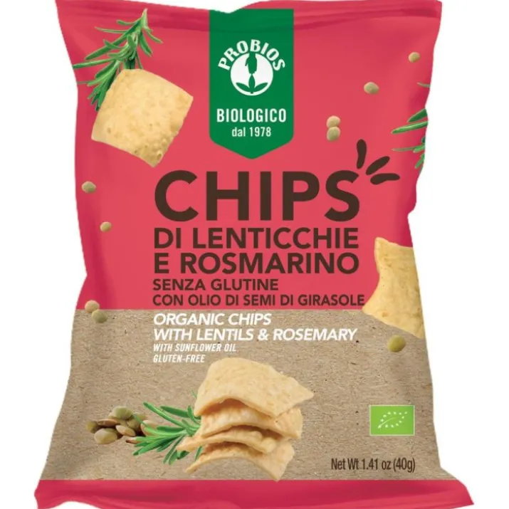Chips Di Lenticchie E Rosmarino Probios 40g