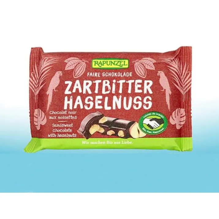 Cioccolato Fondente con Nocciole Rapunzel 100g
