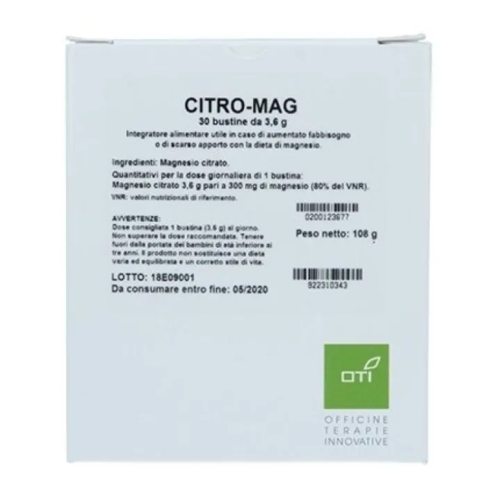 Citro-Mag OTI 30 Bustine Da 3,6g