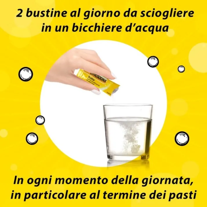 Citrosodina Effervescente Digestivo con Calcio al Limone 20 Bustine