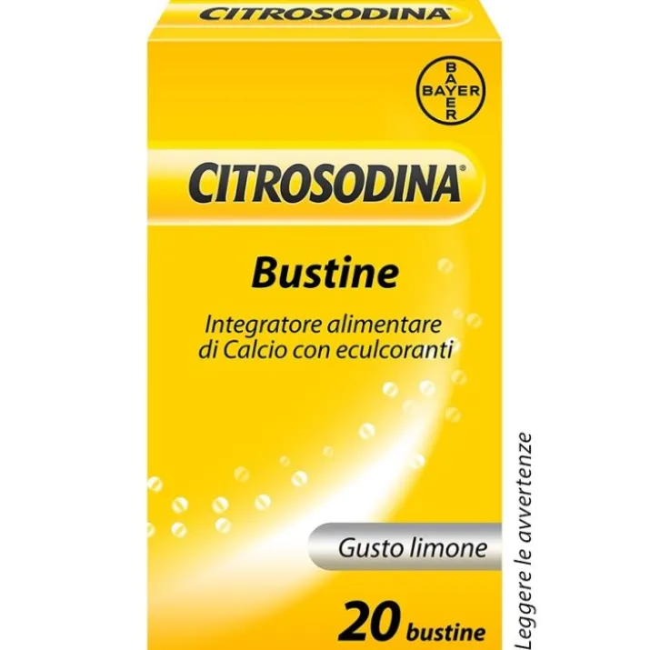 Citrosodina Effervescente Digestivo con Calcio al Limone 20 Bustine